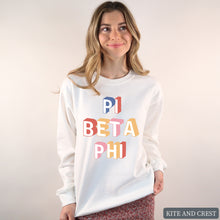 Load image into Gallery viewer, Sweatshirt | Retro Crewneck Sweatshirt | Sorority Gift Idea
