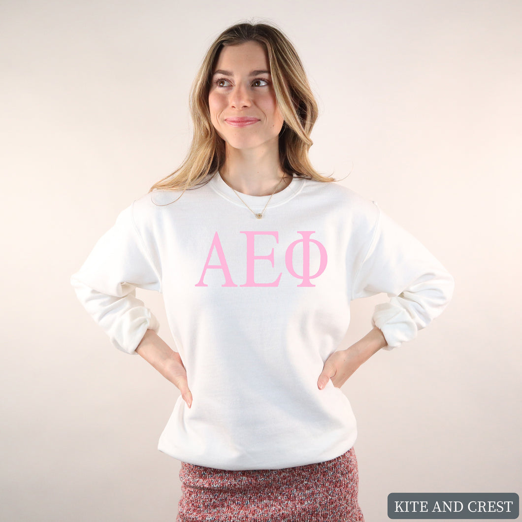 VerypinkSorority Crewneck Sweatshirt