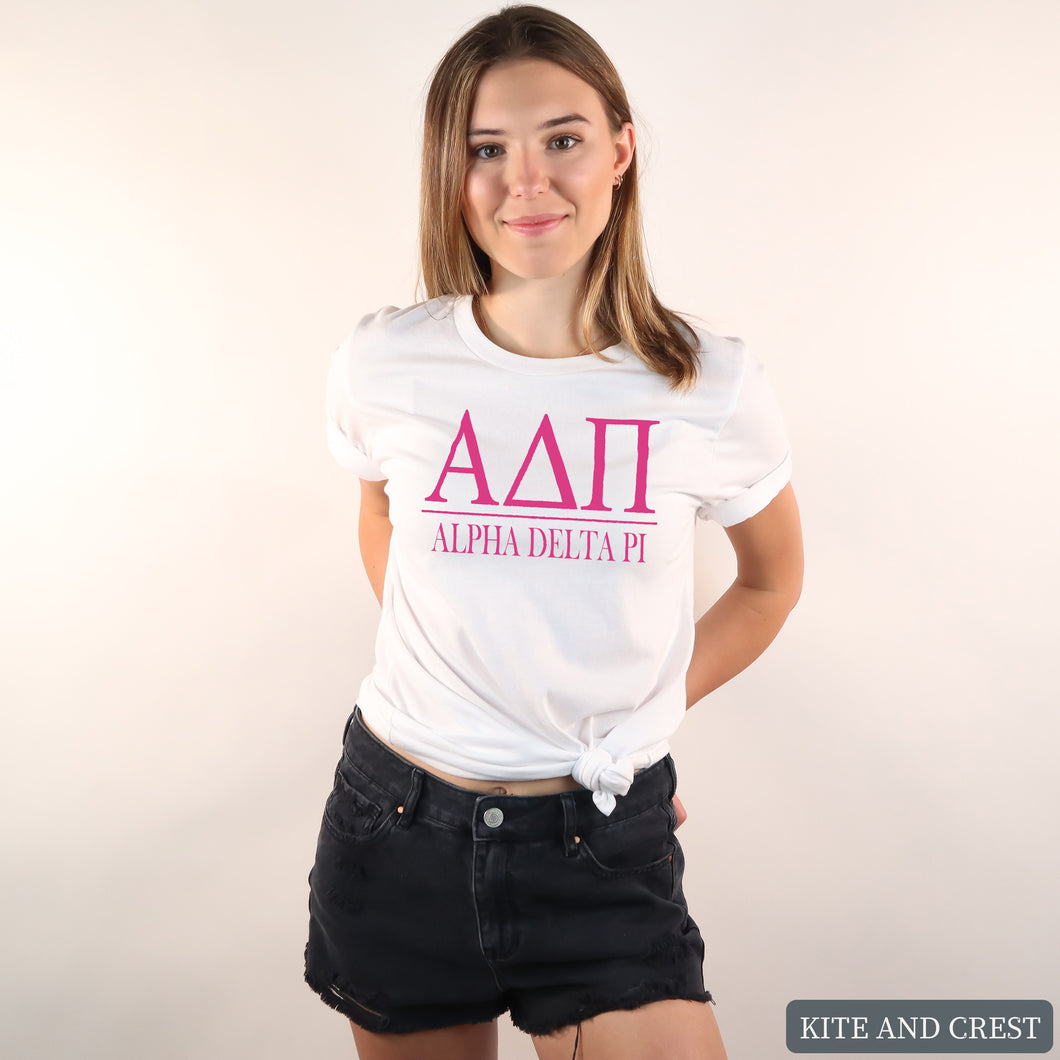 Big Letters Sorority T-Shirt