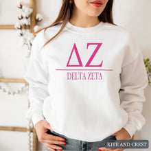 Load image into Gallery viewer, Big Letters Sorority Crewneck Sweatshirt
