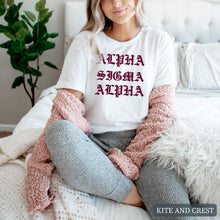 Load image into Gallery viewer, T-Shirt | ld Type Written Shirt | Sorority Gift Idea
