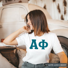 Load image into Gallery viewer, T-Shirt | Basic Large Letters Shirt | Sorority Gift Idea
