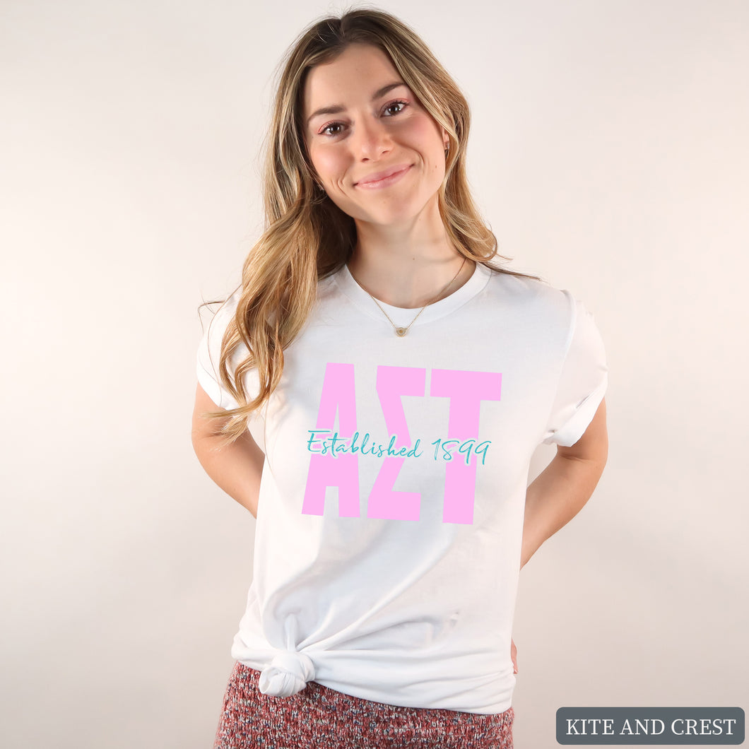 T-shirt - Bright Retro Tee