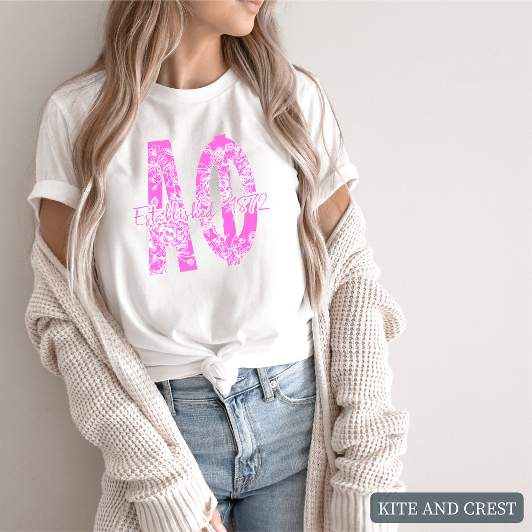 nk Floral Sorority T-Shirt