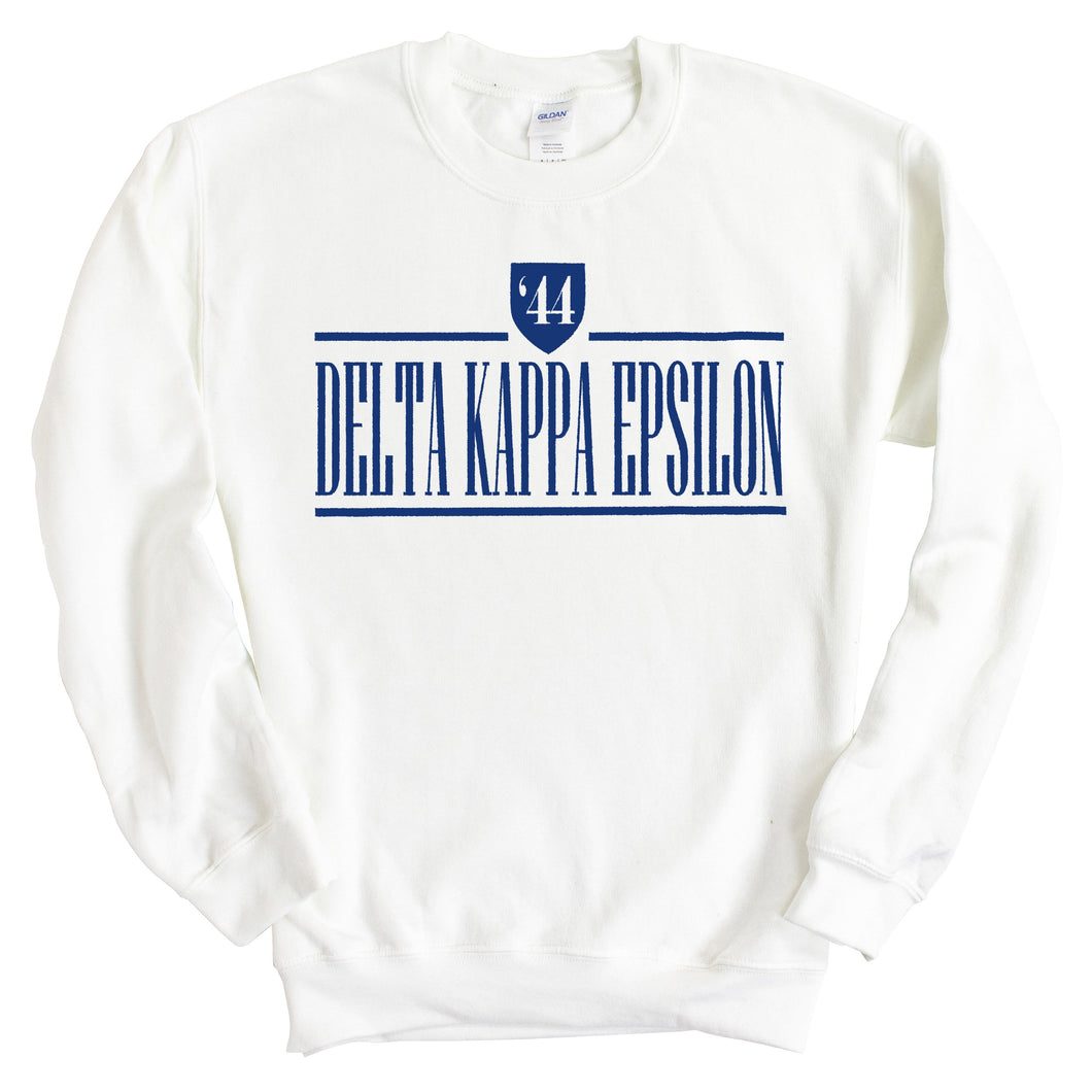 Shield Sweatshirt - Fraternity Crewneck Sweatshirt