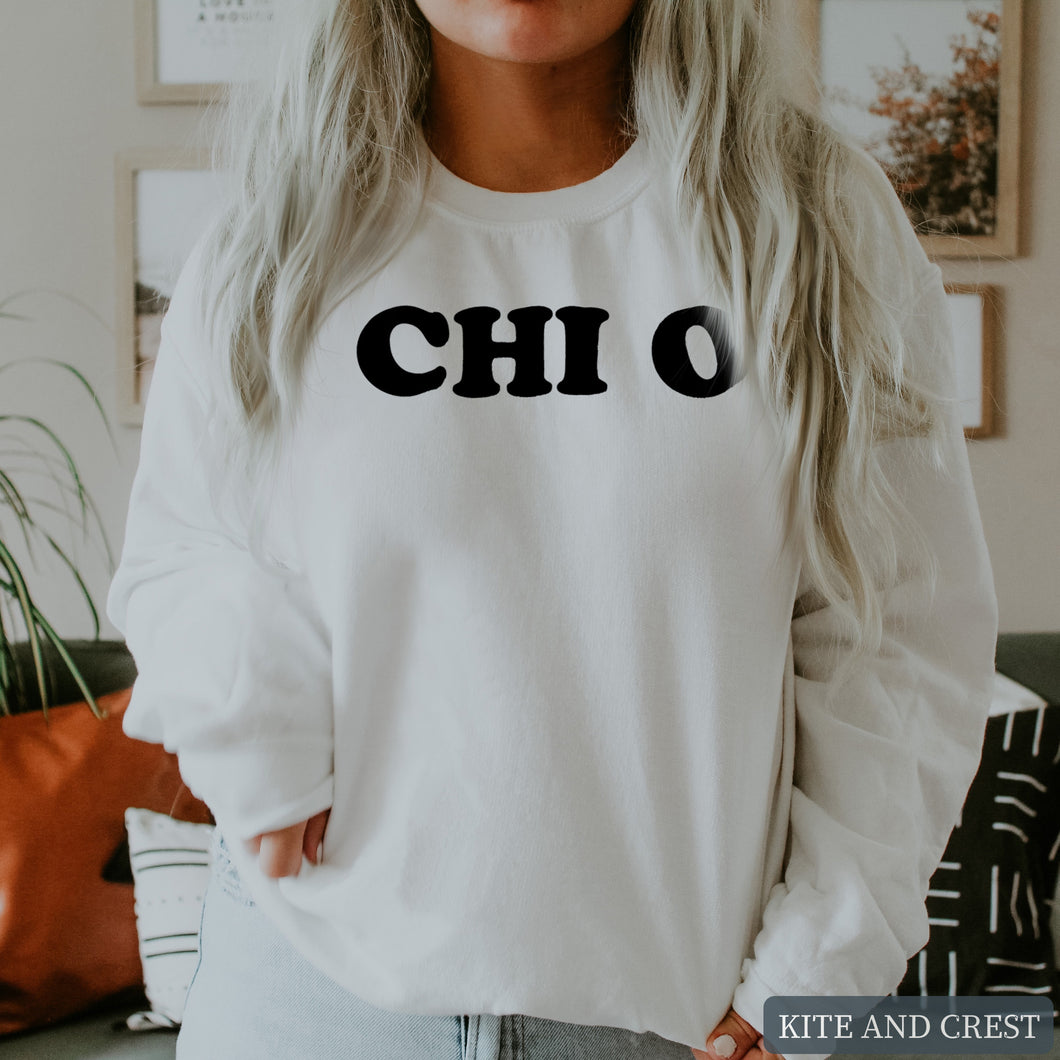 Sweatshirt - Block Name Crewneck Sweatshirt