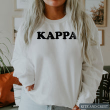 Load image into Gallery viewer, Sweatshirt - Block Name Crewneck Sweatshirt
