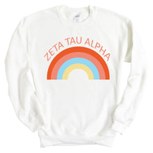 Load image into Gallery viewer, Sweatshirt - Colorful Rainbow Crewneck Sweatshirt
