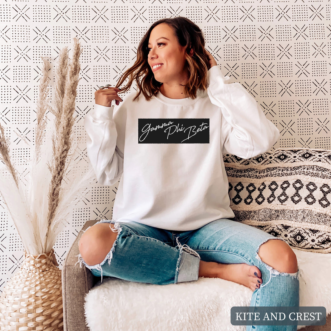 Sweatshirt - Black Box Crewneck Sweatshirt