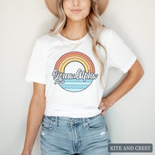 Load image into Gallery viewer, Wavy Rainbow T-shirt
