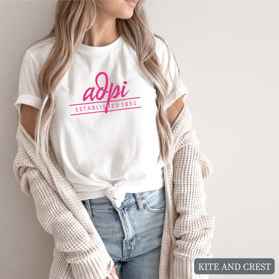 T-Shirt |pinkEstablished Shirt | Sorority Gift Idea