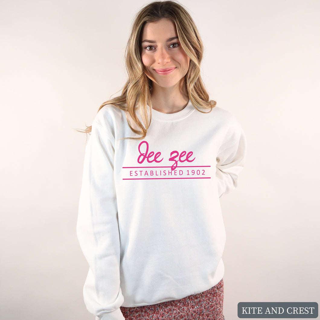 Sweatshirt |pinkEstablished Crewneck Sweatshirt | Sorority Gift Idea