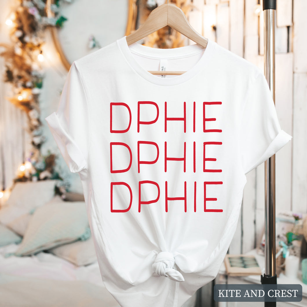 T-Shirt | Red and Stacked Shirt | Sorority Gift Idea