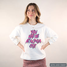 Load image into Gallery viewer, Sweatshirt | You Had Me At Crewneck Sweatshirt | Sorority Gift Idea
