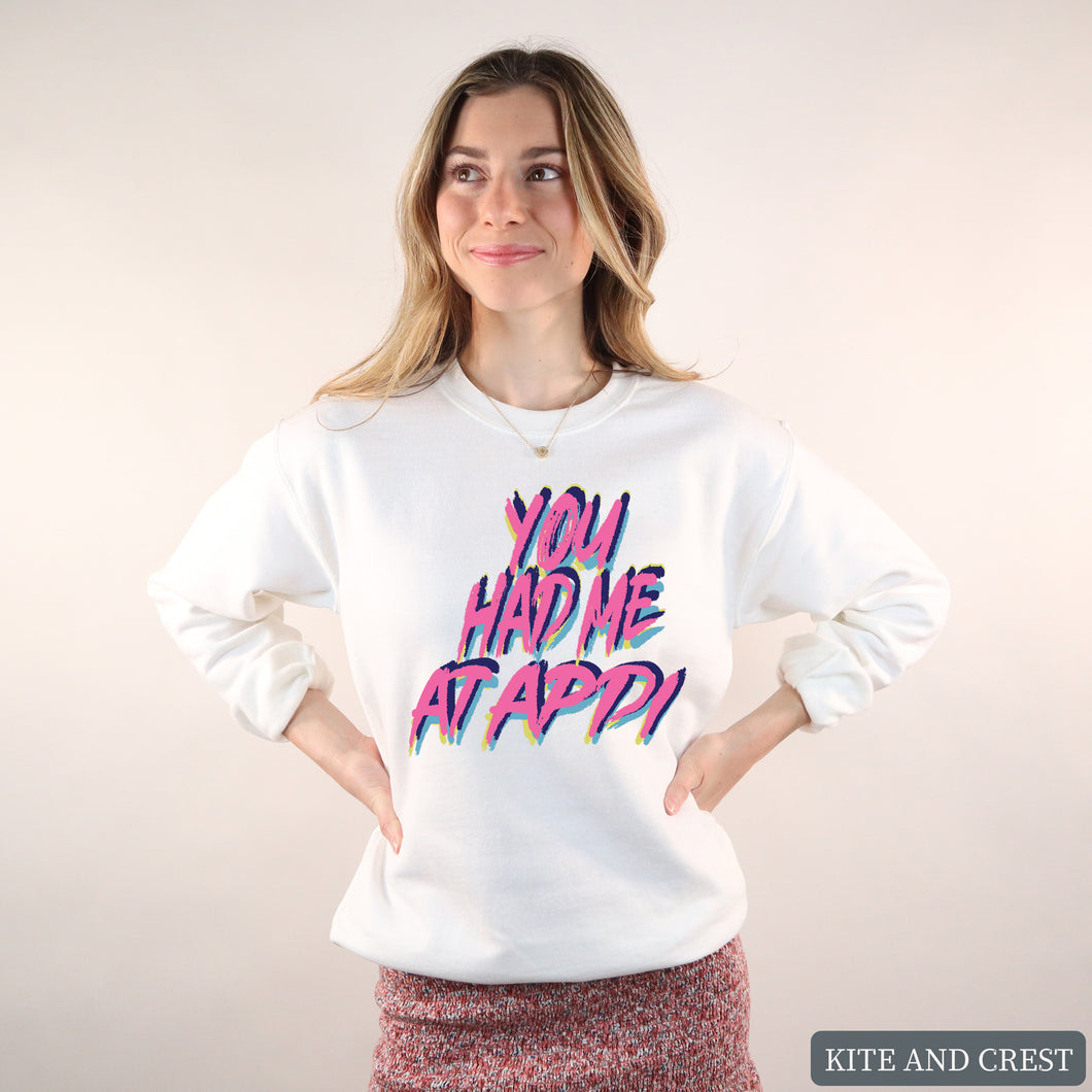 Sweatshirt | You Had Me At Crewneck Sweatshirt | Sorority Gift Idea