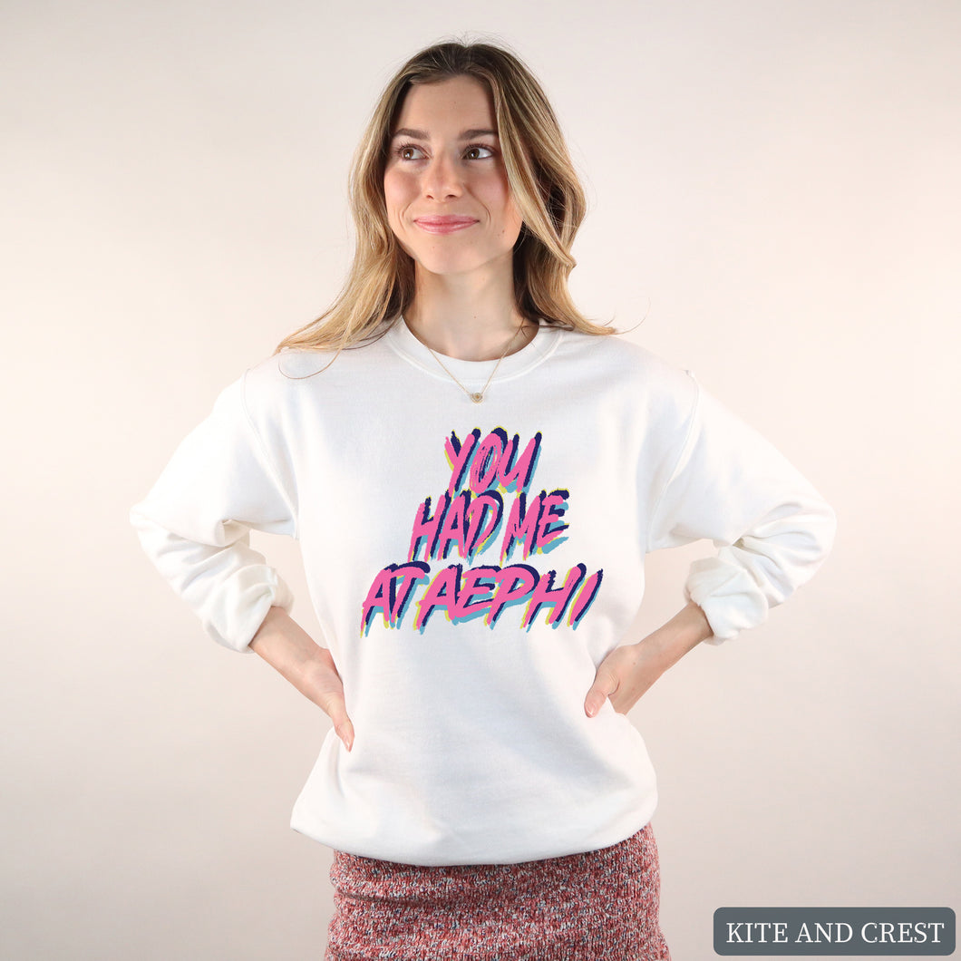 Sweatshirt | You Had Me At Crewneck Sweatshirt | Sorority Gift Idea