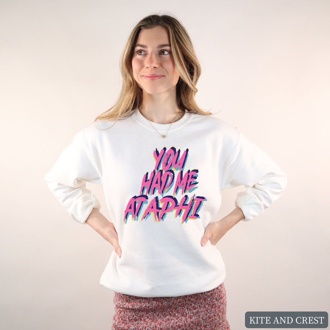 Sweatshirt | You Had Me At Crewneck Sweatshirt | Sorority Gift Idea