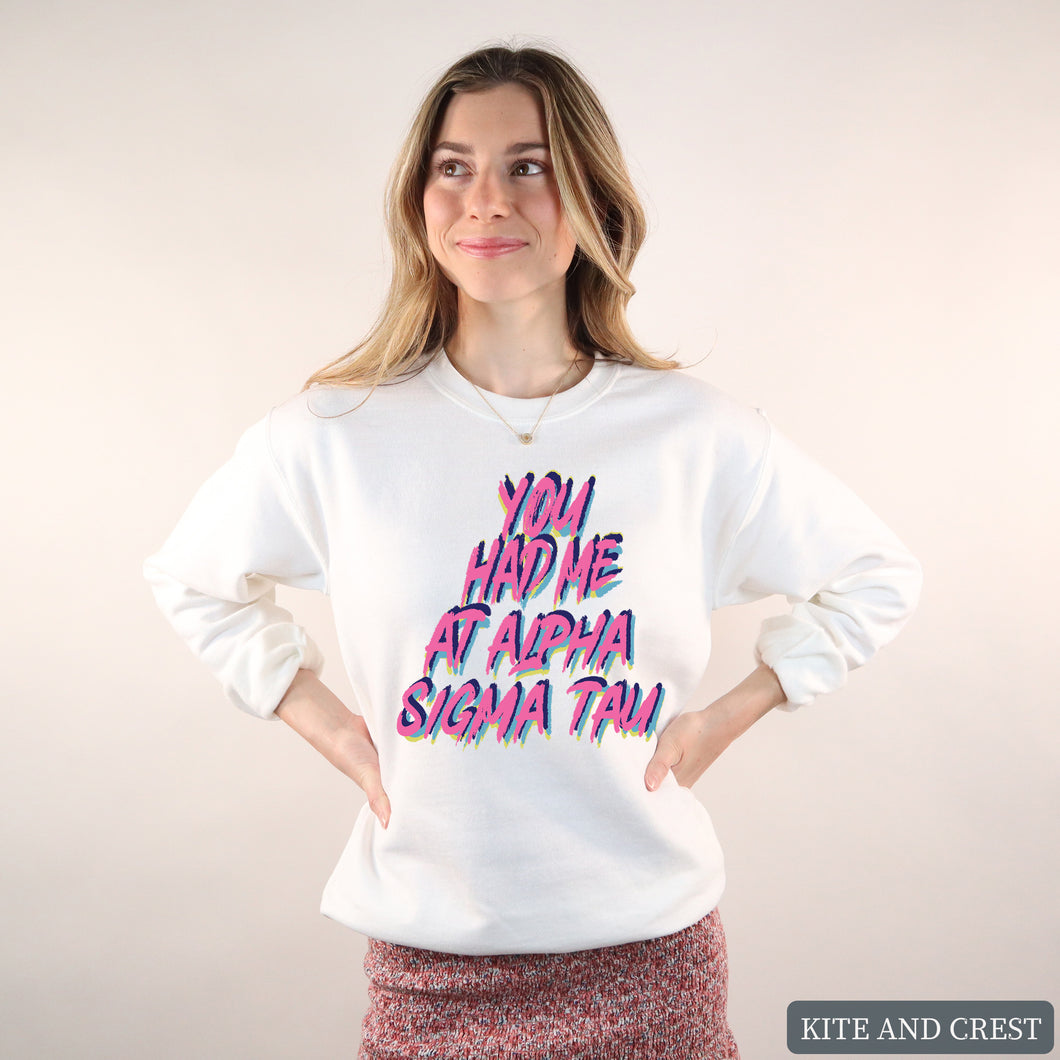 Sweatshirt | You Had Me At Crewneck Sweatshirt | Sorority Gift Idea