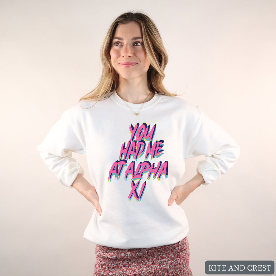 Sweatshirt | You Had Me At Crewneck Sweatshirt | Sorority Gift Idea