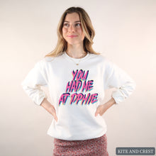 Load image into Gallery viewer, Sweatshirt | You Had Me At Crewneck Sweatshirt | Sorority Gift Idea
