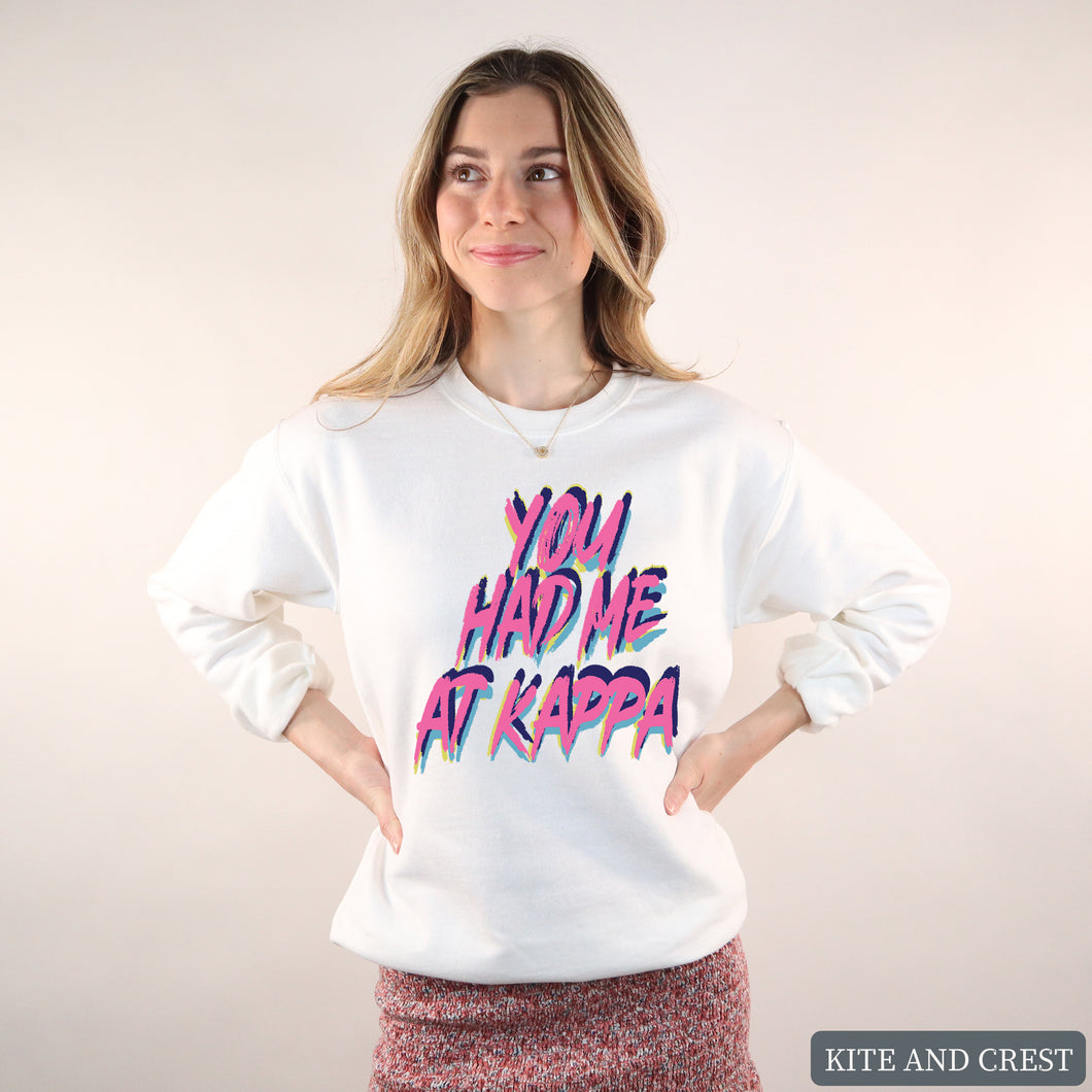 Sweatshirt | You Had Me At Crewneck Sweatshirt | Sorority Gift Idea