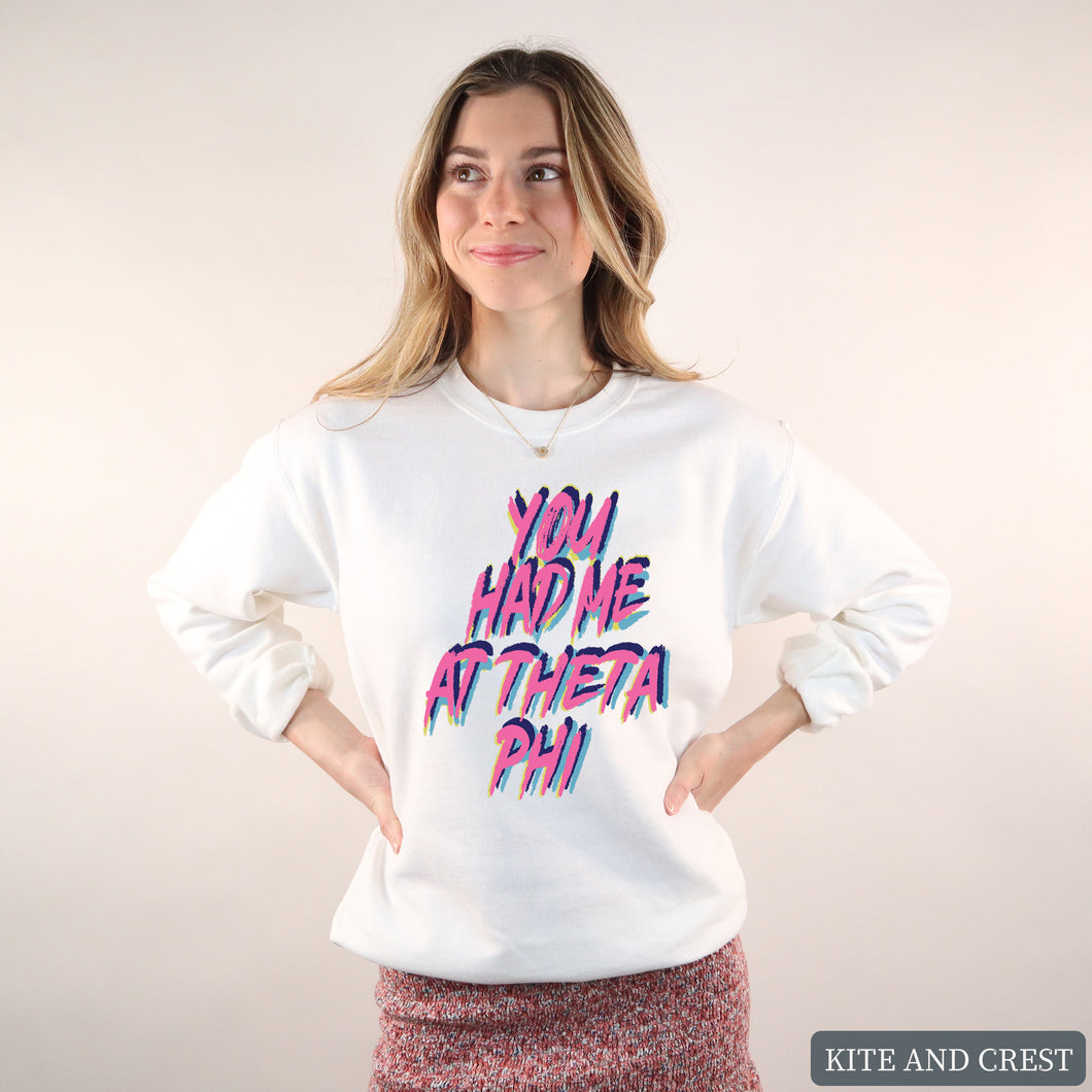 Sweatshirt | You Had Me At Crewneck Sweatshirt | Sorority Gift Idea