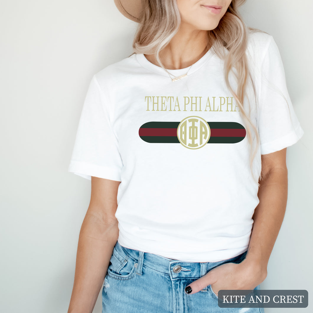 T-shirt - Golden Stripes Tee