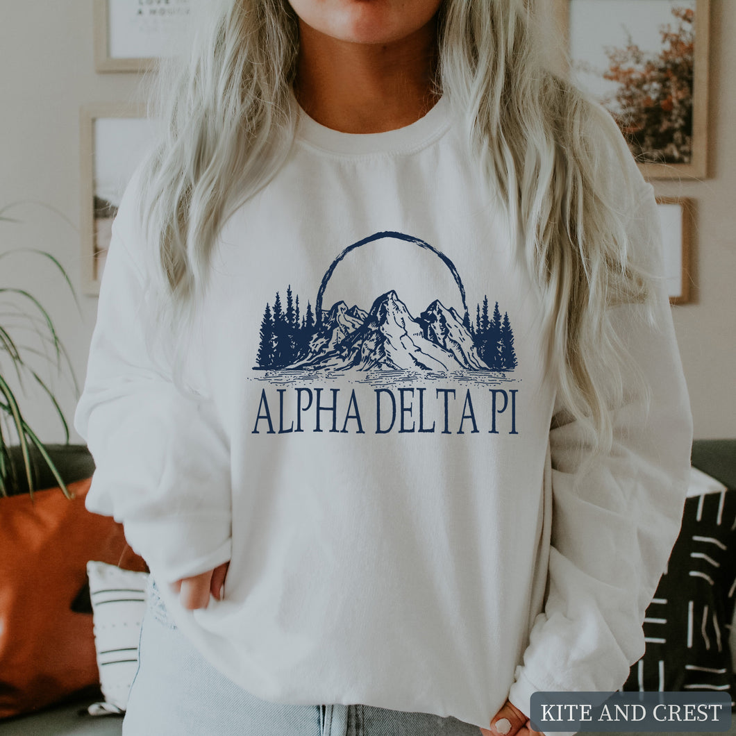 Sweatshirt | Epic Mountains Crewneck Sweatshirt | Sorority Gift Idea