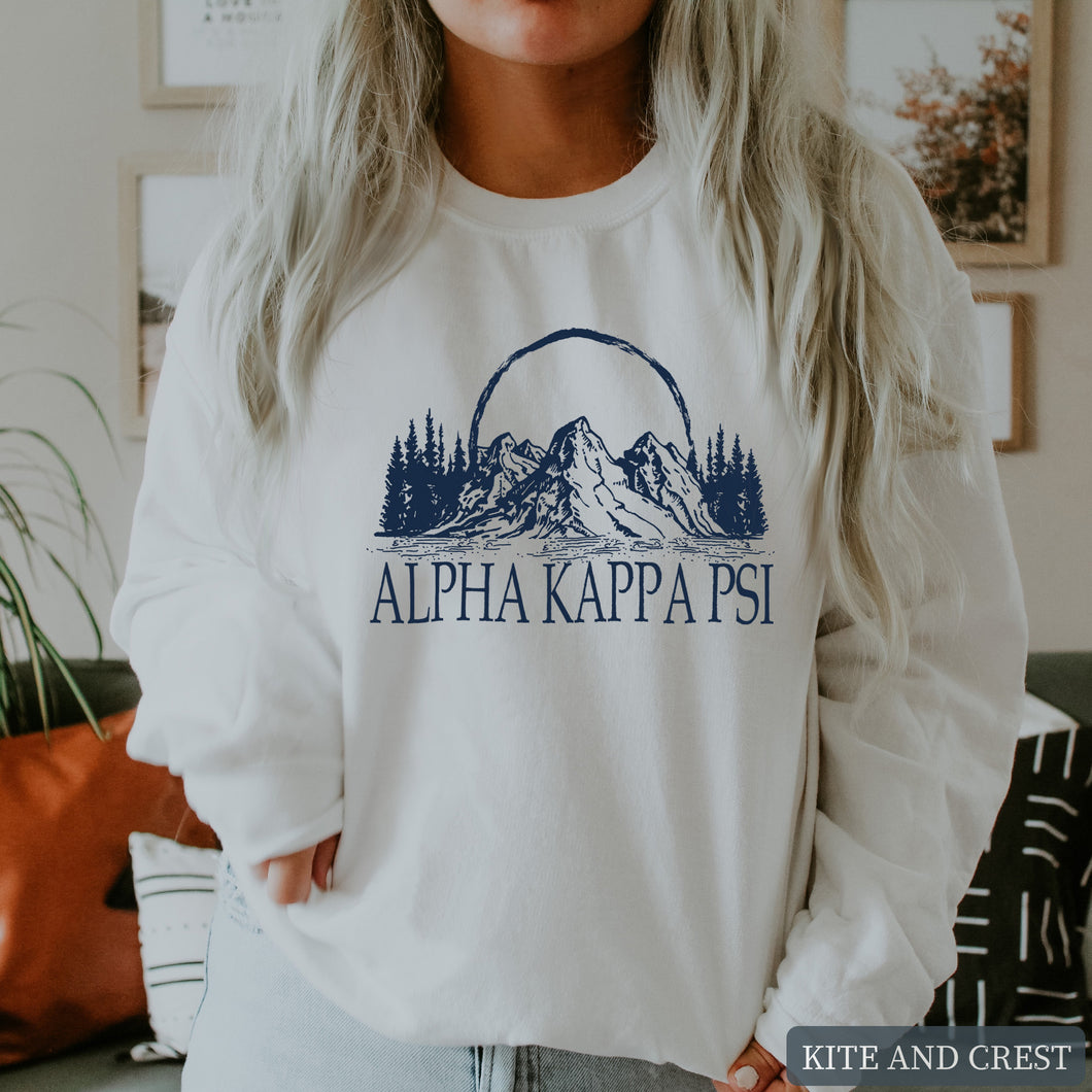 Weekend in the Mountains Sweatshirt - Fraternity Crewneck Sweatshirt