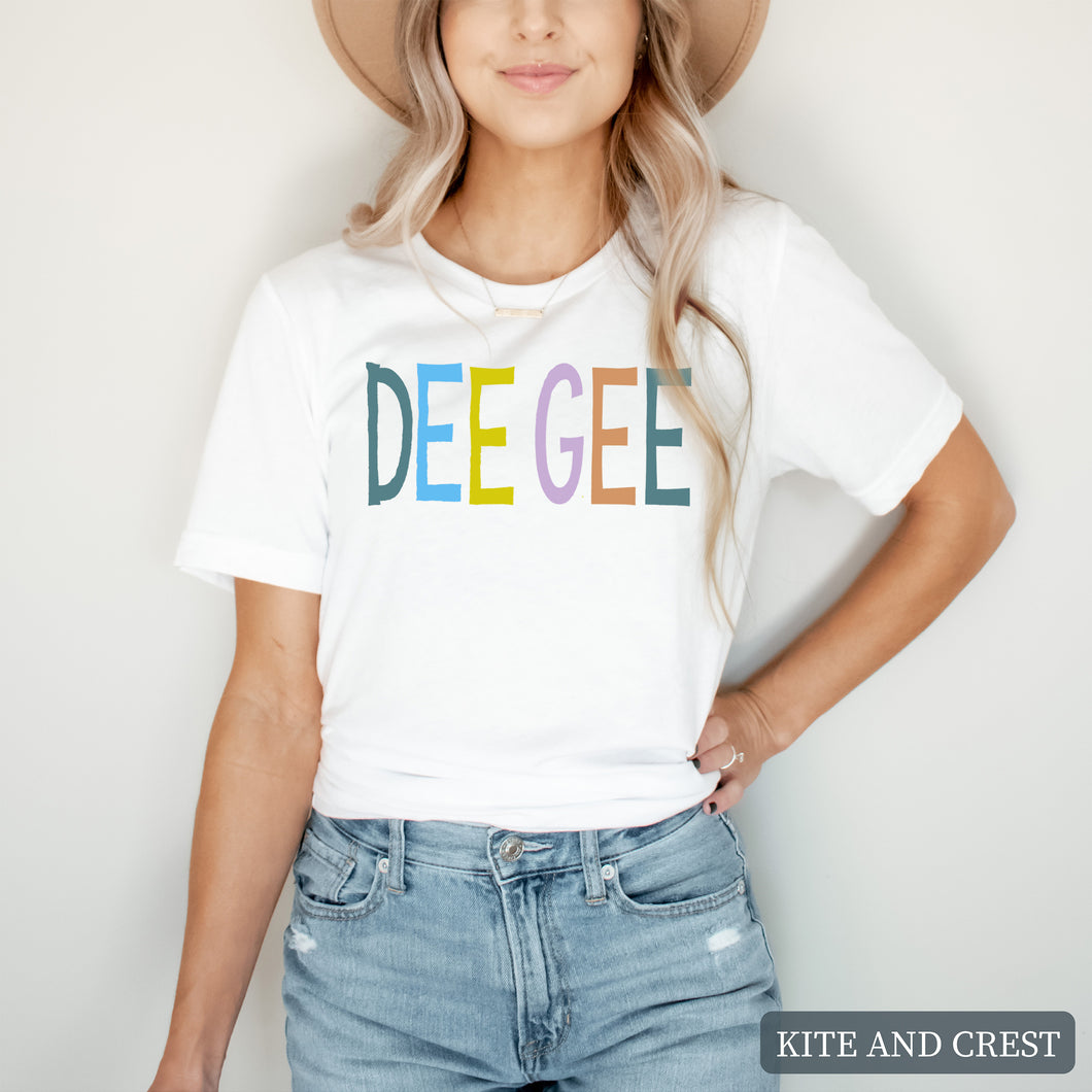 T-shirt - Colorful Lined Tee