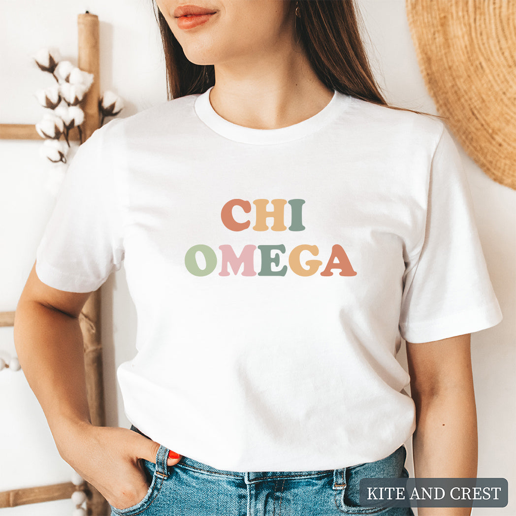 Bright and Colorful Sorority T-Shirt