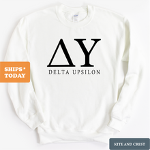 Load image into Gallery viewer, Sweatshirt - Block Letter Crewneck Sweatshirt
