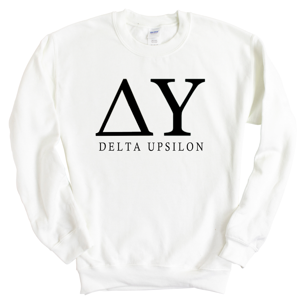 Sweatshirt - Block Letter Crewneck Sweatshirt