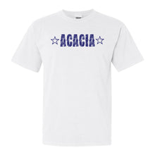 Load image into Gallery viewer, Acacia Fraternal Star Comfort Colors T-Shirt - Fraternity Tee - Kite and Crest
