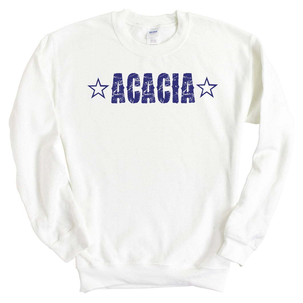 Acacia Fraternal Star Sweatshirt - Fraternity Crewneck Sweatshirt - Kite and Crest