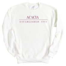 Load image into Gallery viewer, Acacia Old Fashioned Vintage Sweatshirt - Fraternity Crewneck Sweatshirt - Kite and Crest
