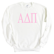 Load image into Gallery viewer, ADPI Alpha Delta Pi Very Pink Sorority Crewneck Sweatshirt - Kite and Crest
