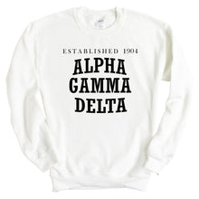 Load image into Gallery viewer, AGD Alpha Gamma Delta Established Sorority Crewneck Sweatshirt - Kite and Crest
