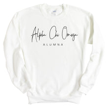 Load image into Gallery viewer, Alpha Chi Omega Sweatshirt - ACHIO Sorority Alumna Crewneck Sweatshirt - Kite and Crest
