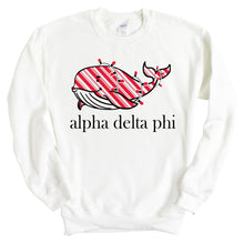 Load image into Gallery viewer, Alpha Delta Phi Red Whale Sweatshirt - Fraternity Crewneck Sweatshirt - Kite and Crest
