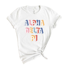 Load image into Gallery viewer, Alpha Delta Pi T-Shirt | ADPI Retro Shirt | Alpha Delta Pi Sorority Gift Idea - Kite and Crest
