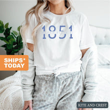 Load image into Gallery viewer, Alpha Delta Pi T-shirt - ADPI Year Tee - Kite and Crest
