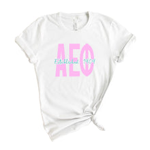 Load image into Gallery viewer, Alpha Epsilon Phi T-shirt - AEPHI Bright Retro Tee - Kite and Crest
