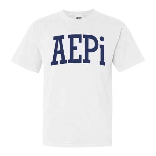 Alpha Epsilon Pi Comfort Colors T-Shirt - AEPI Intrinsic Lettered Shirt - Kite and Crest
