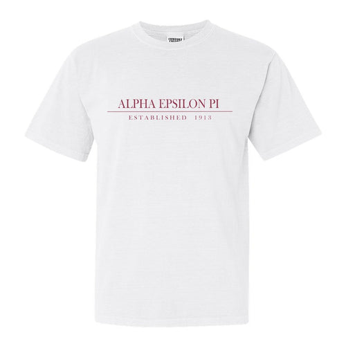 Alpha Epsilon Pi Comfort Colors T-Shirt - AEPI Old Fashioned Vintage Shirt - Kite and Crest