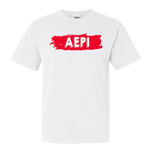 Alpha Epsilon Pi Comfort Colors T-Shirt - AEPI Red Slash Shirt - Kite and Crest