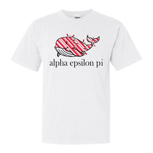 Alpha Epsilon Pi Comfort Colors T-Shirt - AEPI Red Whale Shirt - Kite and Crest