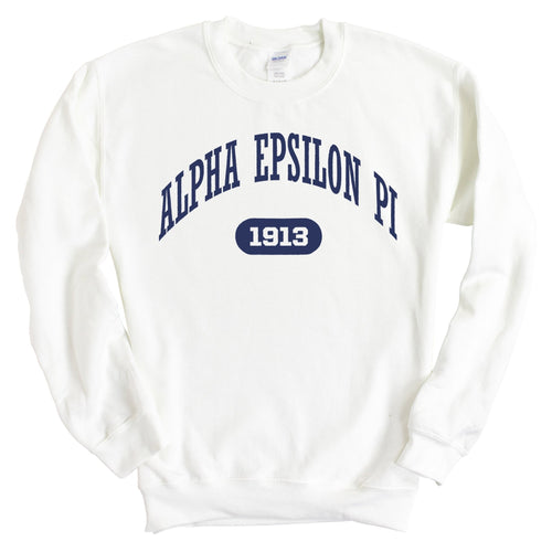 Alpha Epsilon Pi Sweatshirt - AEPI Fraternal Arch Crewneck Sweatshirt - Kite and Crest