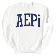 Load image into Gallery viewer, Alpha Epsilon Pi Sweatshirt - AEPI Intrinsic Lettered Crewneck Sweatshirt - Kite and Crest
