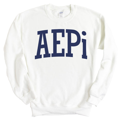 Alpha Epsilon Pi Sweatshirt - AEPI Intrinsic Lettered Crewneck Sweatshirt - Kite and Crest